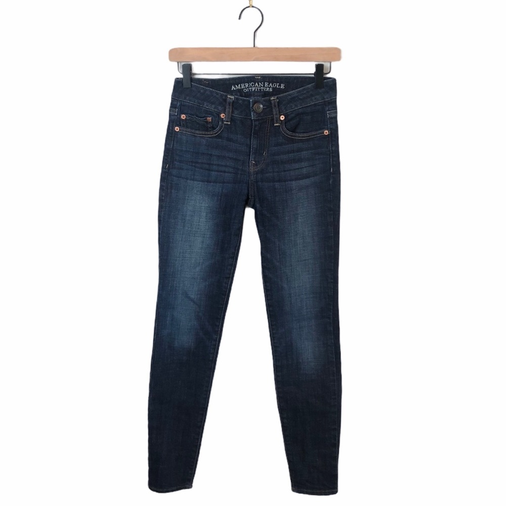 American Eagle Hi-Rise Skinny Stretch Denim Jeans